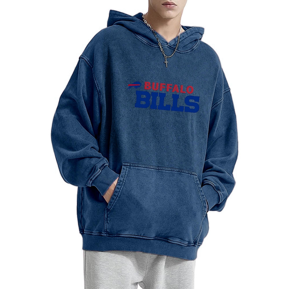 Josh Allen | Unisex Casual Printed Double-sided Washed Hoodie