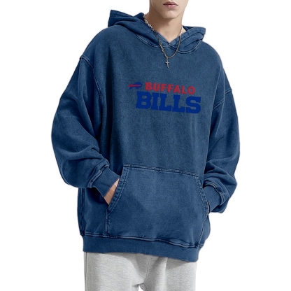 Josh Allen | Unisex Casual Printed Double-sided Washed Hoodie