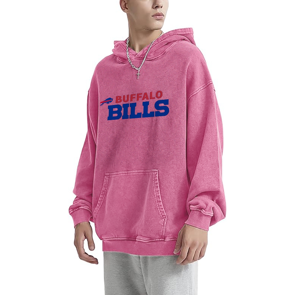 Josh Allen | Unisex Casual Printed Double-sided Washed Hoodie