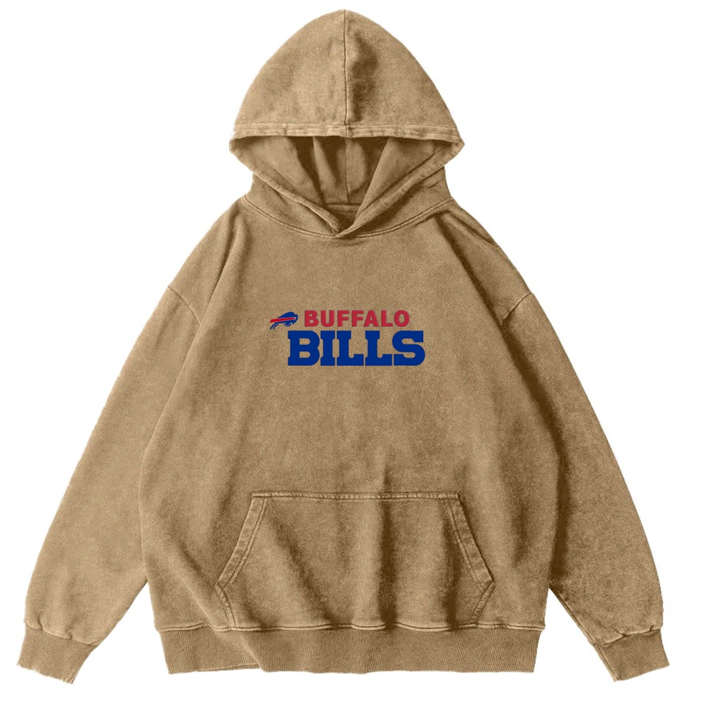 Josh Allen | Unisex Casual Printed Double-sided Washed Hoodie