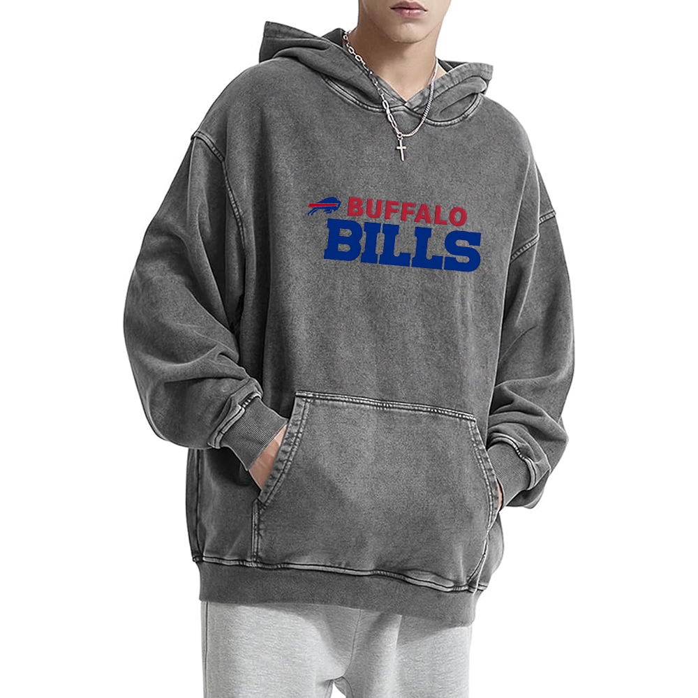 Josh Allen | Unisex Casual Printed Double-sided Washed Hoodie