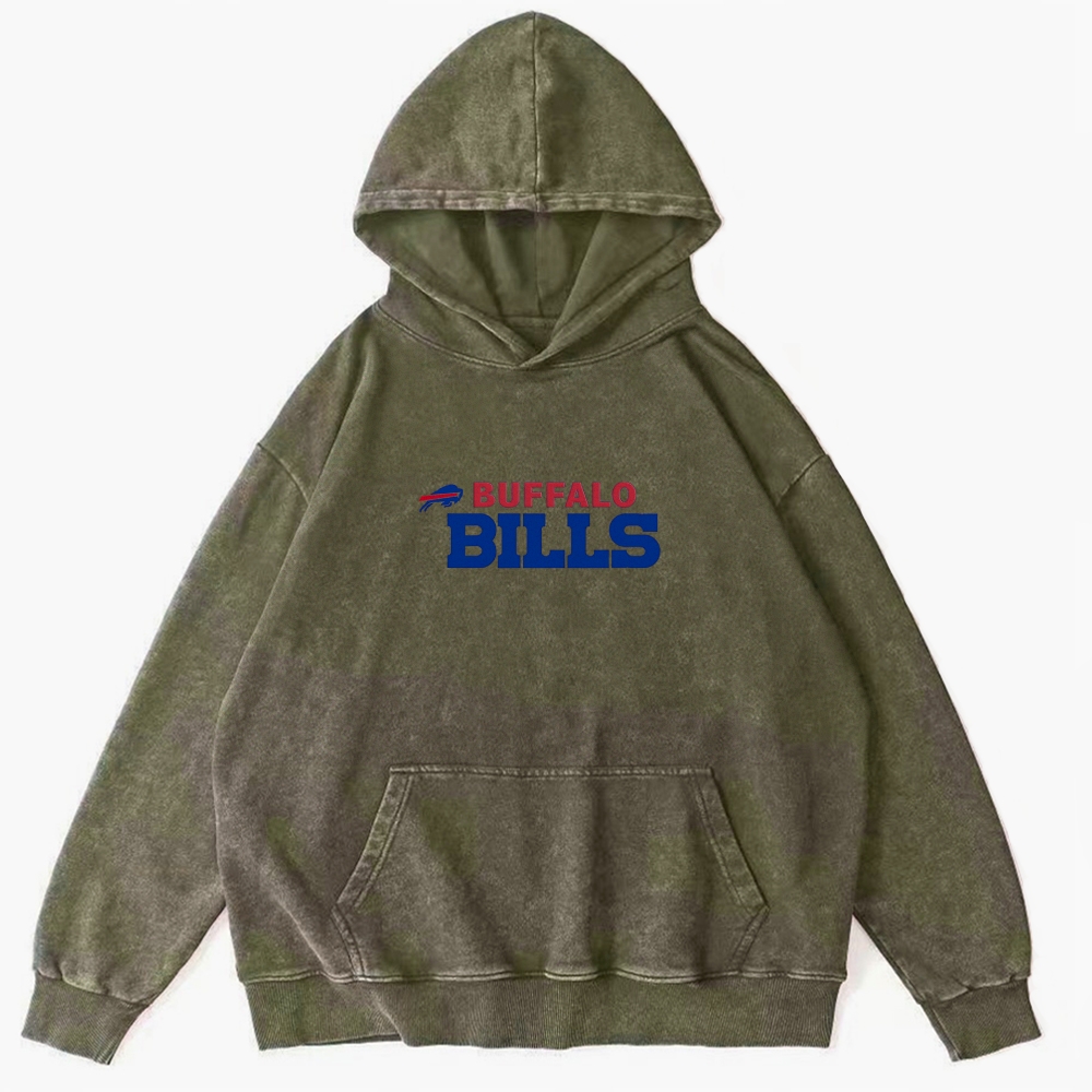 Josh Allen | Unisex Casual Printed Double-sided Washed Hoodie