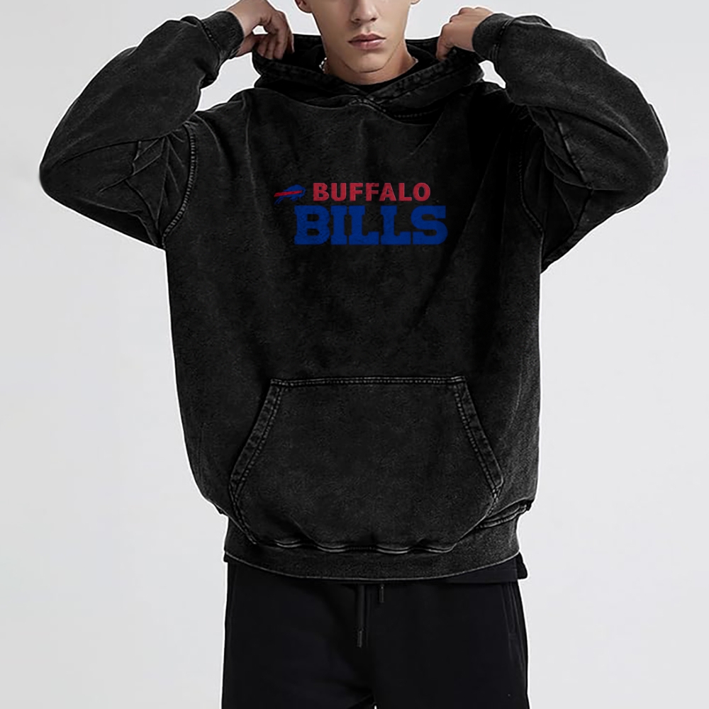 Josh Allen | Unisex Casual Printed Double-sided Washed Hoodie