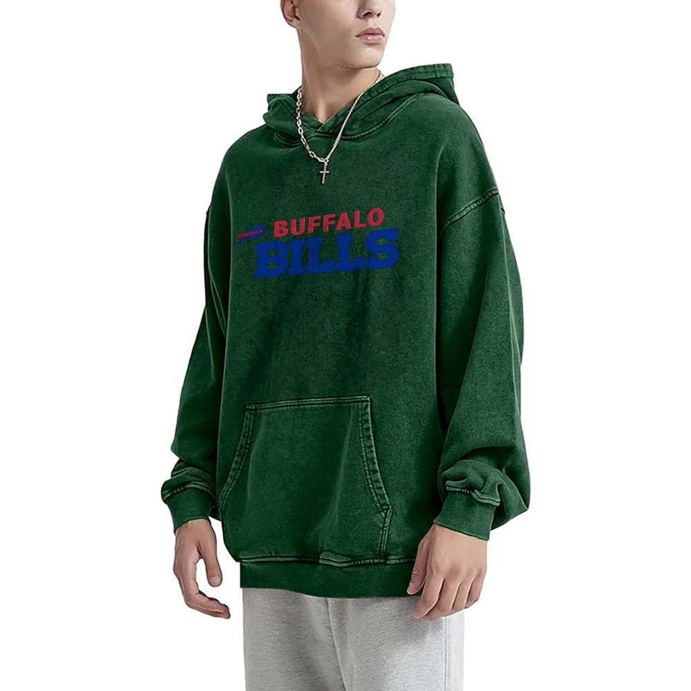 Josh Allen | Unisex Casual Printed Double-sided Washed Hoodie