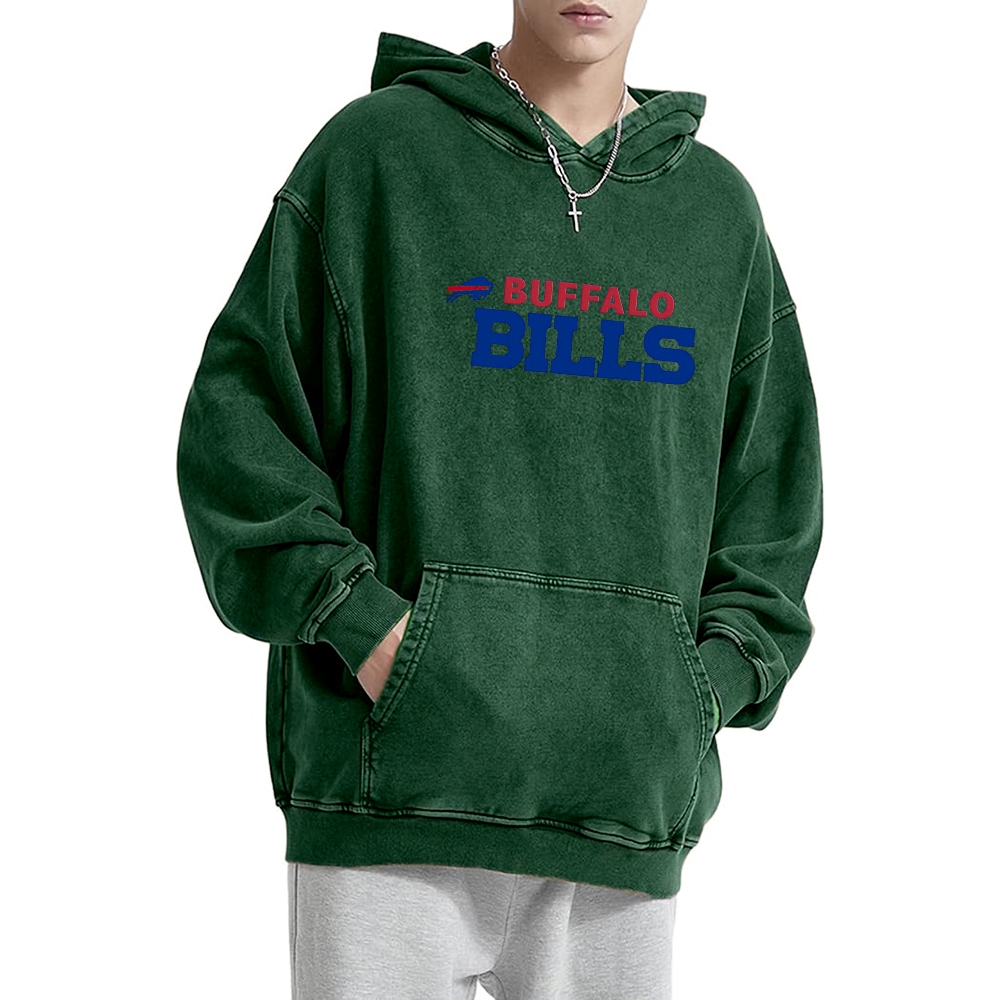 Josh Allen | Unisex Casual Printed Double-sided Washed Hoodie