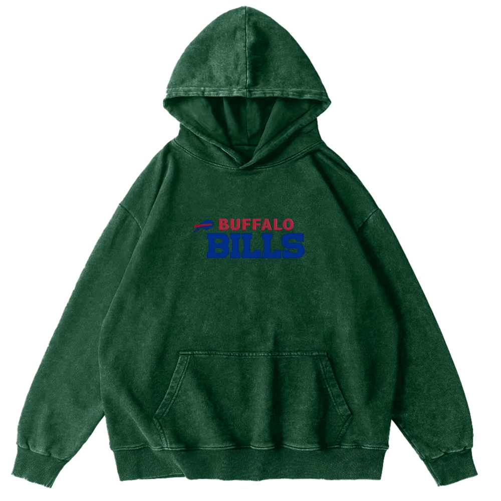 Josh Allen | Unisex Casual Printed Double-sided Washed Hoodie