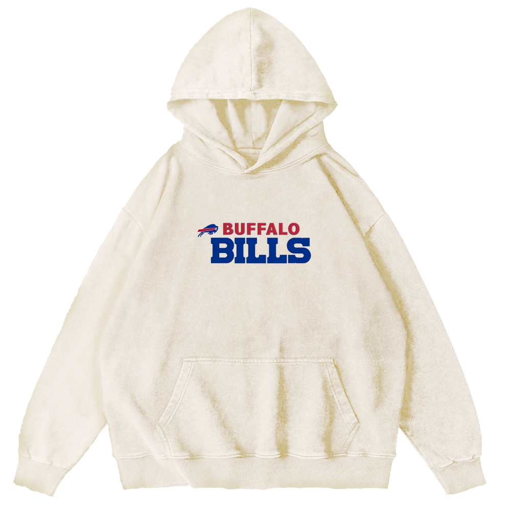 Josh Allen | Unisex Casual Printed Double-sided Washed Hoodie
