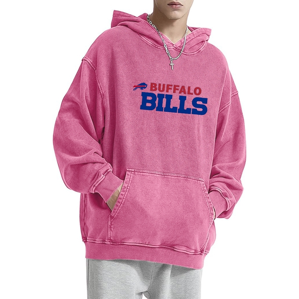 Josh Allen | Unisex Casual Printed Double-sided Washed Hoodie