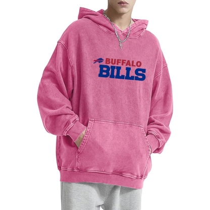 Josh Allen | Unisex Casual Printed Double-sided Washed Hoodie