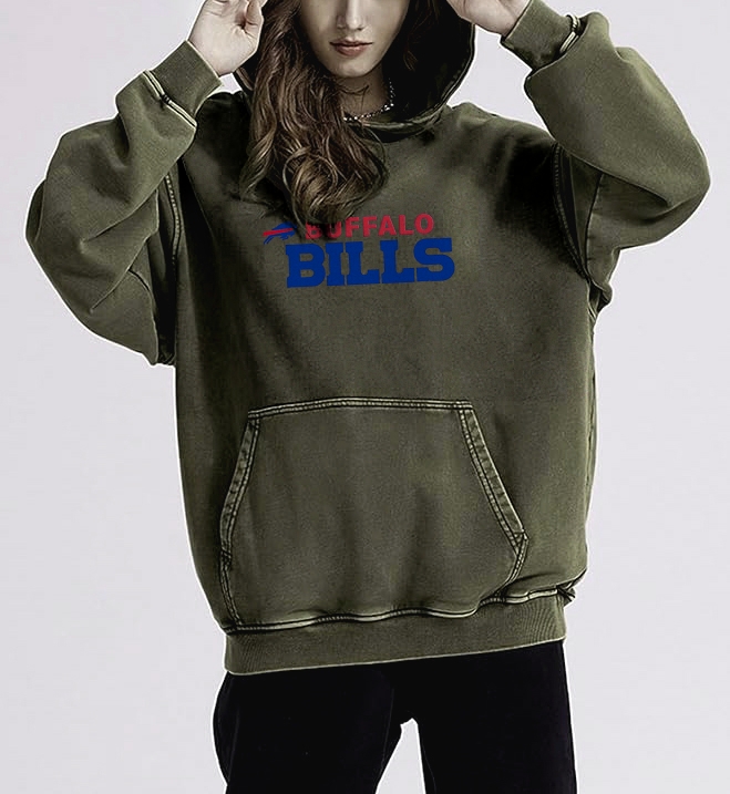 Josh Allen | Unisex Casual Printed Double-sided Washed Hoodie