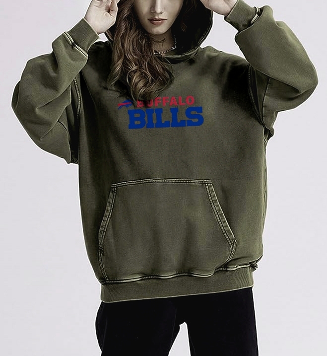 Josh Allen | Unisex Casual Printed Double-sided Washed Hoodie