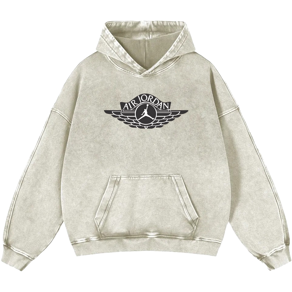 Michael Jordan | Unisex Casual Printed Double-sided Washed Hoodie