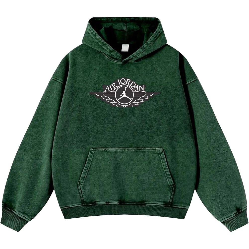 Michael Jordan | Unisex Casual Printed Double-sided Washed Hoodie