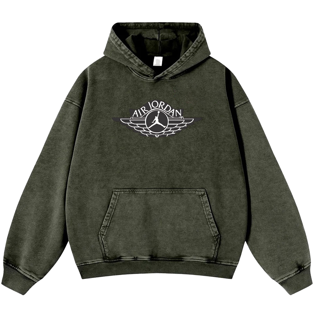 Michael Jordan | Unisex Casual Printed Double-sided Washed Hoodie