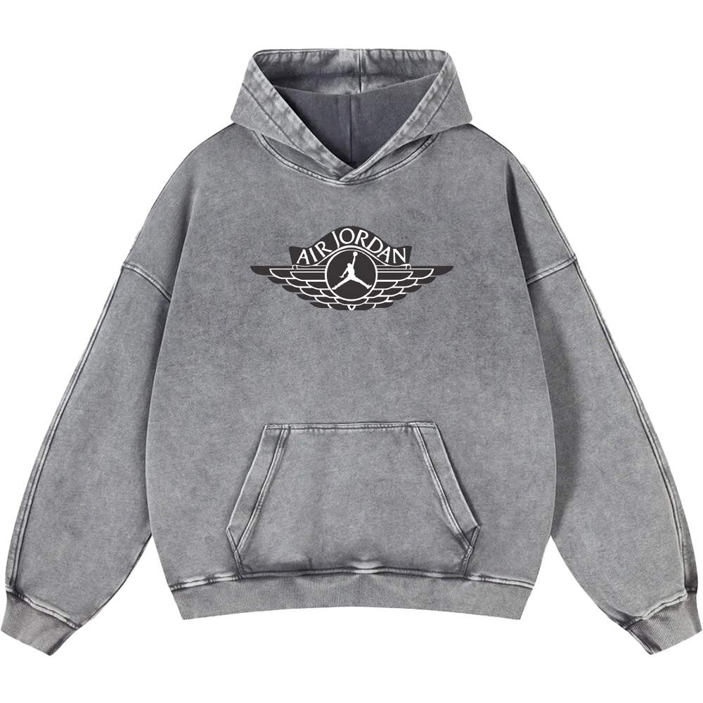 Michael Jordan | Unisex Casual Printed Double-sided Washed Hoodie