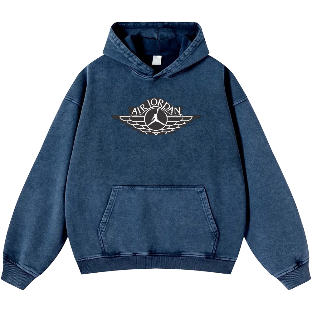 Michael Jordan | Unisex Casual Printed Double-sided Washed Hoodie