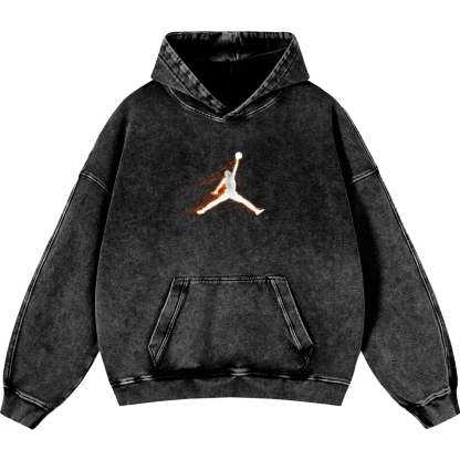 Michael Jordan | Unisex Casual Printed Double-sided Washed Hoodie