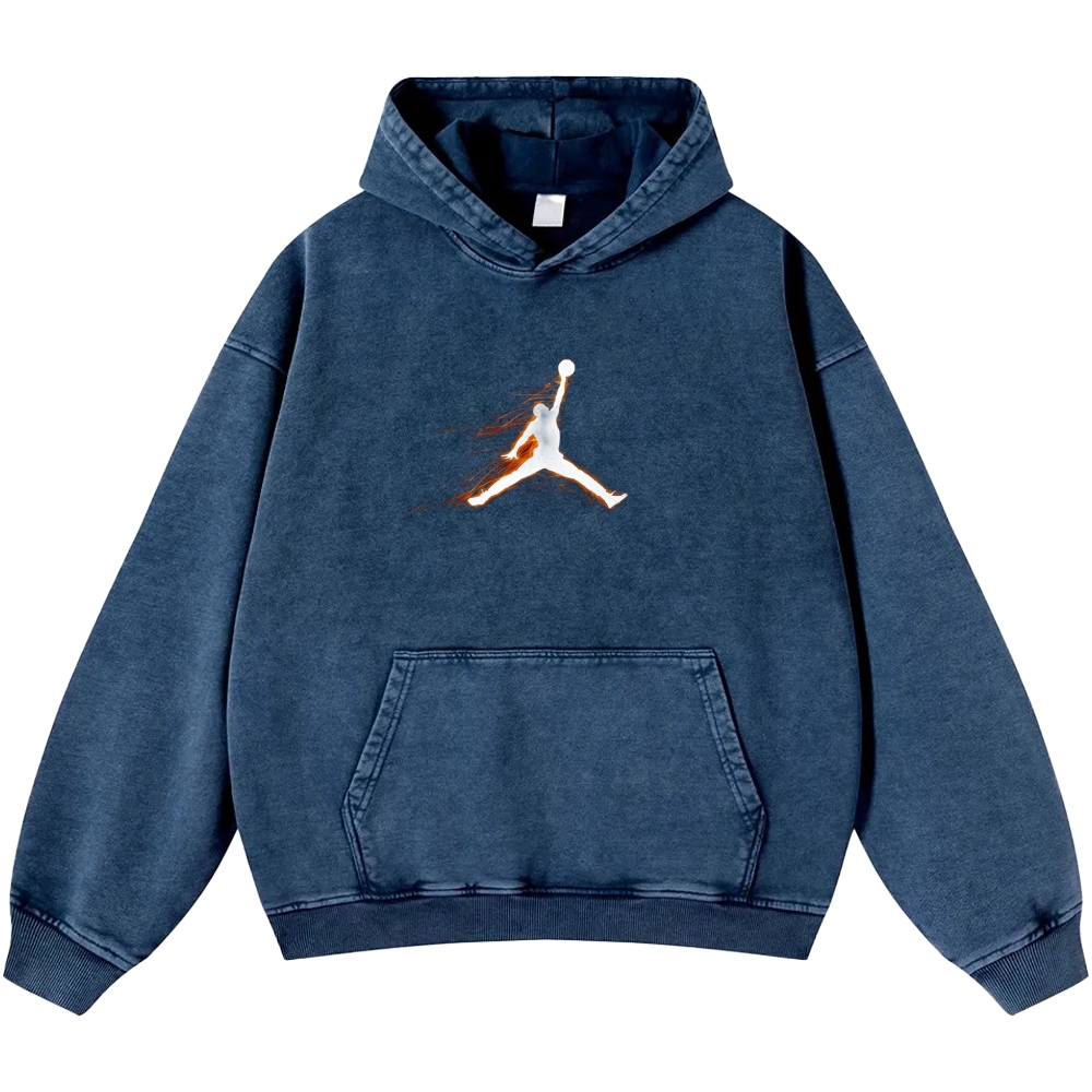 Michael Jordan | Unisex Casual Printed Double-sided Washed Hoodie