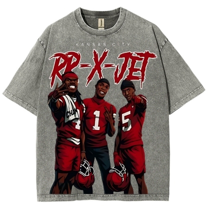 Unisex Fit Washed T-Shirt |  Rashee Rice