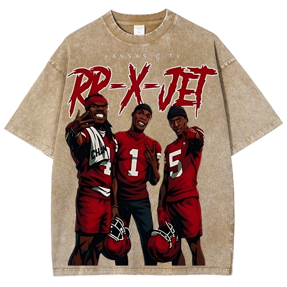 Unisex Fit Washed T-Shirt |  Rashee Rice