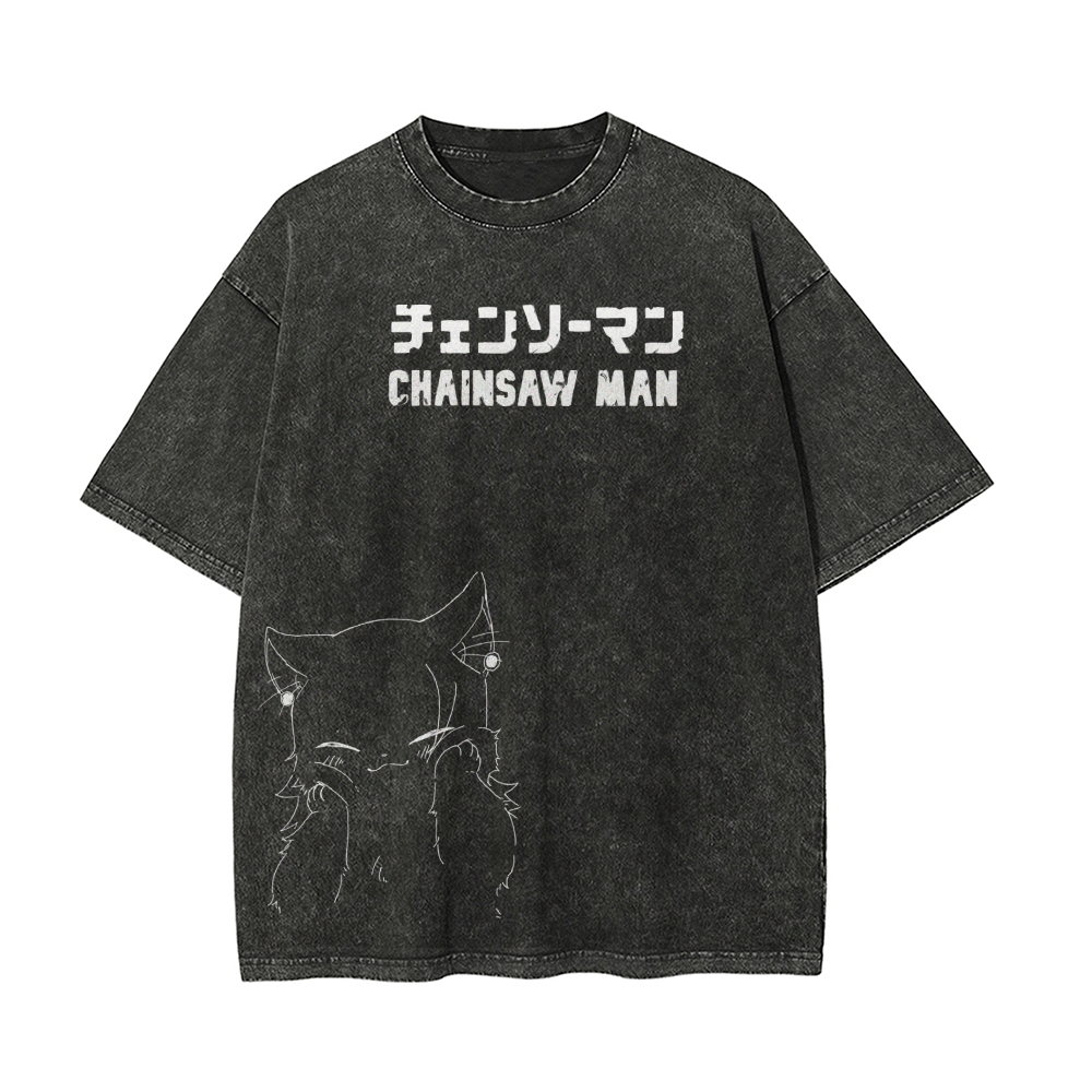 Vintage Oversized T-Shirt Chainsaw Man