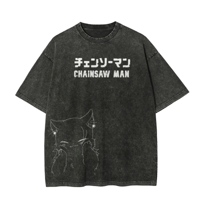 Vintage Oversized T-Shirt Chainsaw Man