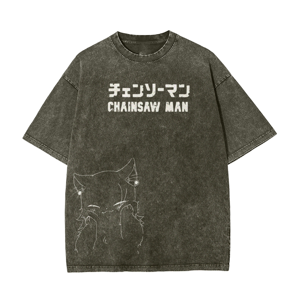 Vintage Oversized T-Shirt Chainsaw Man