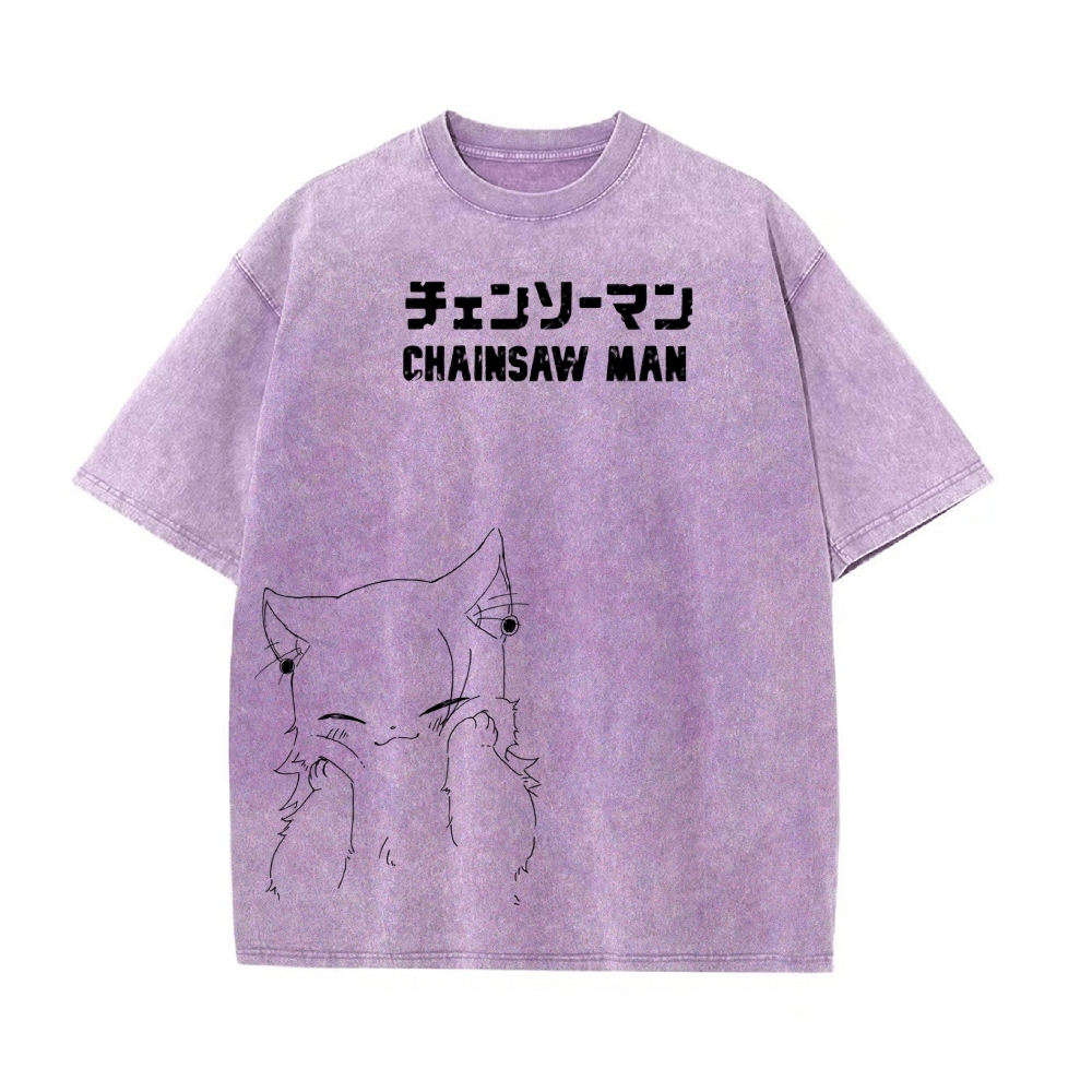 Vintage Oversized T-Shirt Chainsaw Man