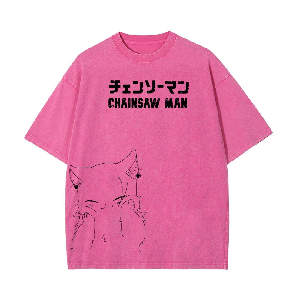 Vintage Oversized T-Shirt Chainsaw Man