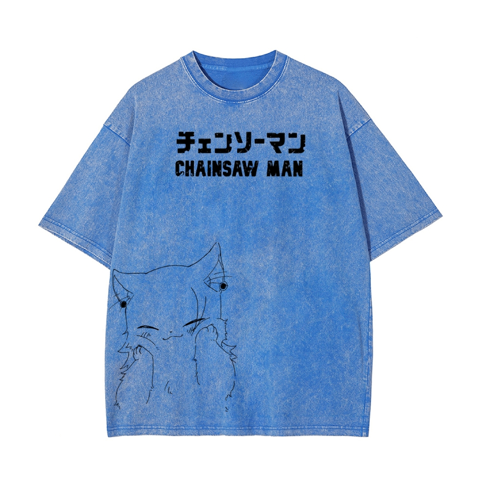 Vintage Oversized T-Shirt Chainsaw Man
