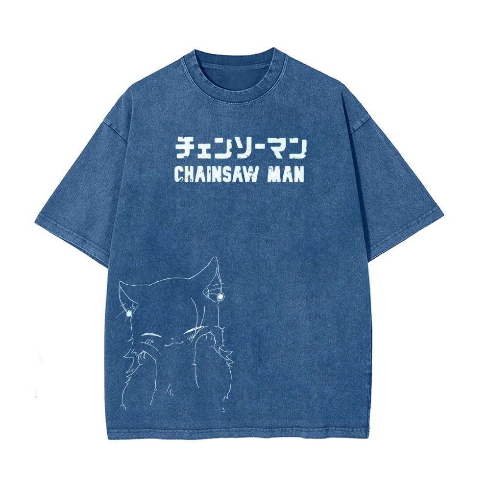 Vintage Oversized T-Shirt Chainsaw Man