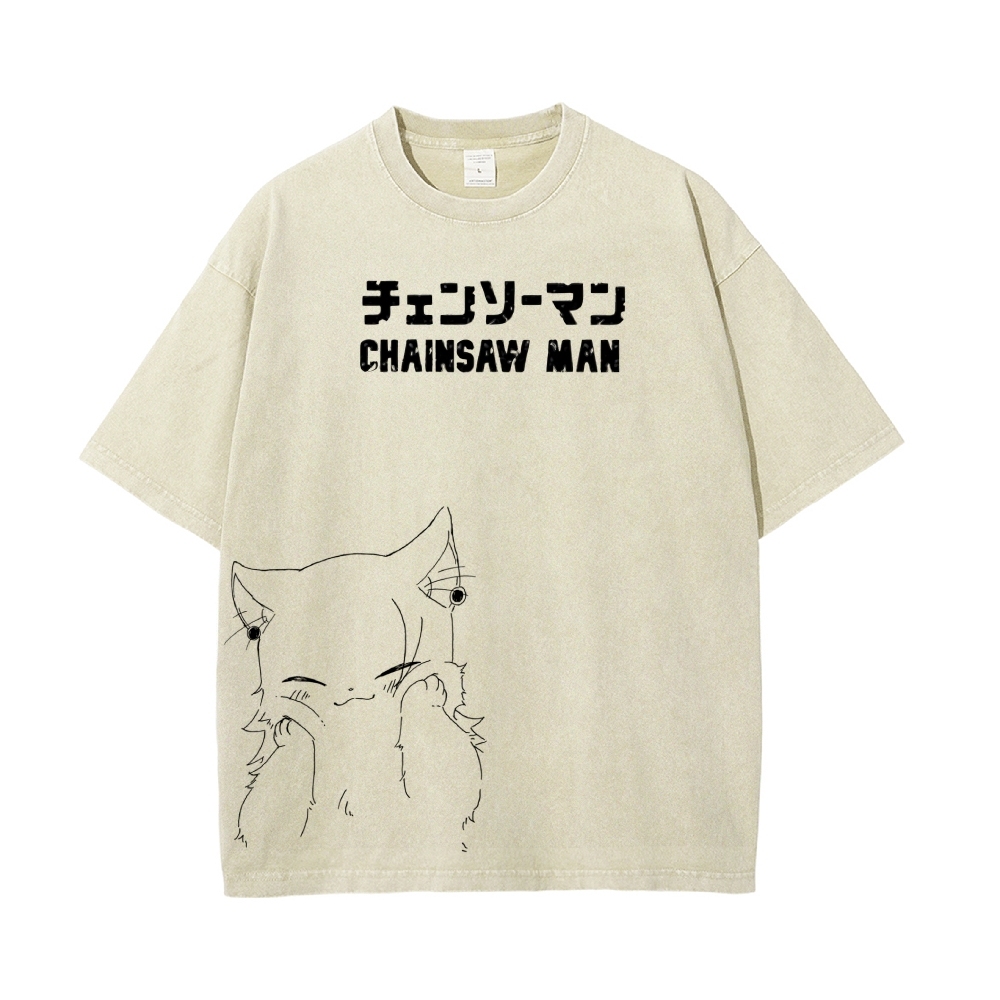 Vintage Oversized T-Shirt Chainsaw Man