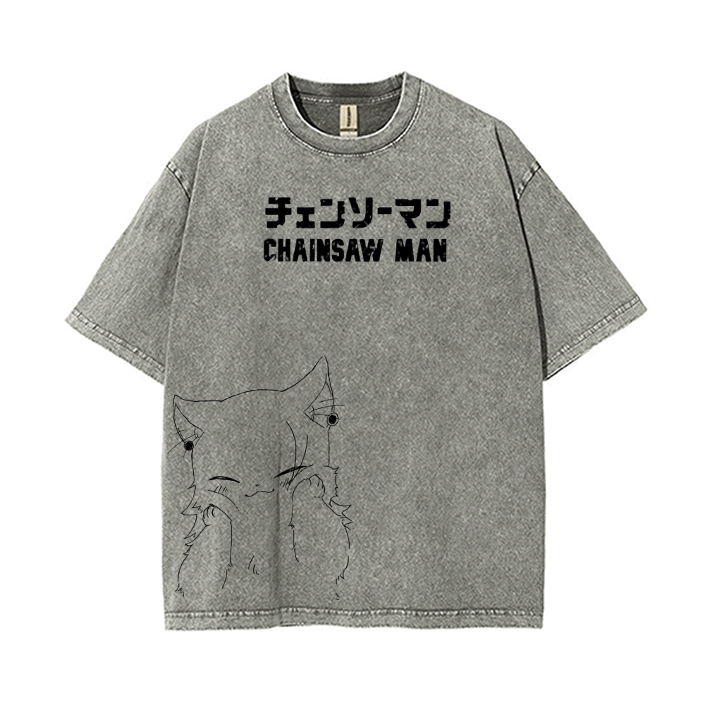 Vintage Oversized T-Shirt Chainsaw Man