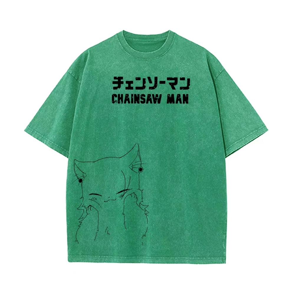 Vintage Oversized T-Shirt Chainsaw Man