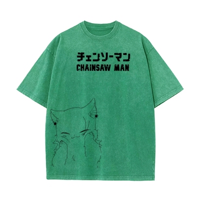 Vintage Oversized T-Shirt Chainsaw Man
