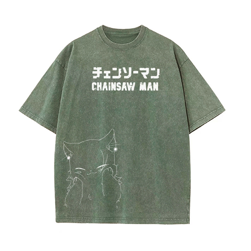 Vintage Oversized T-Shirt Chainsaw Man