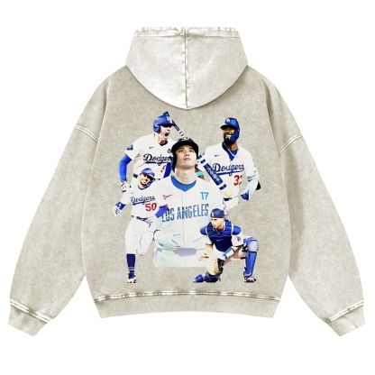 Casual Washed Hoodie | DODGERS