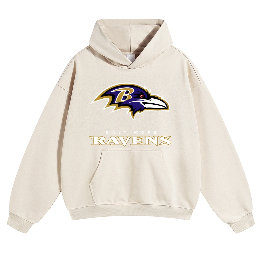 Casual Cotton Hoodie | Ravens LAMAR JACKSON