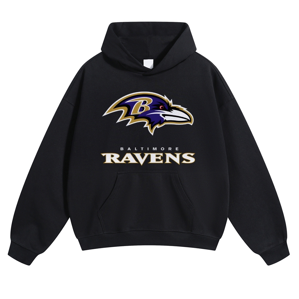 Casual Cotton Hoodie | Ravens LAMAR JACKSON