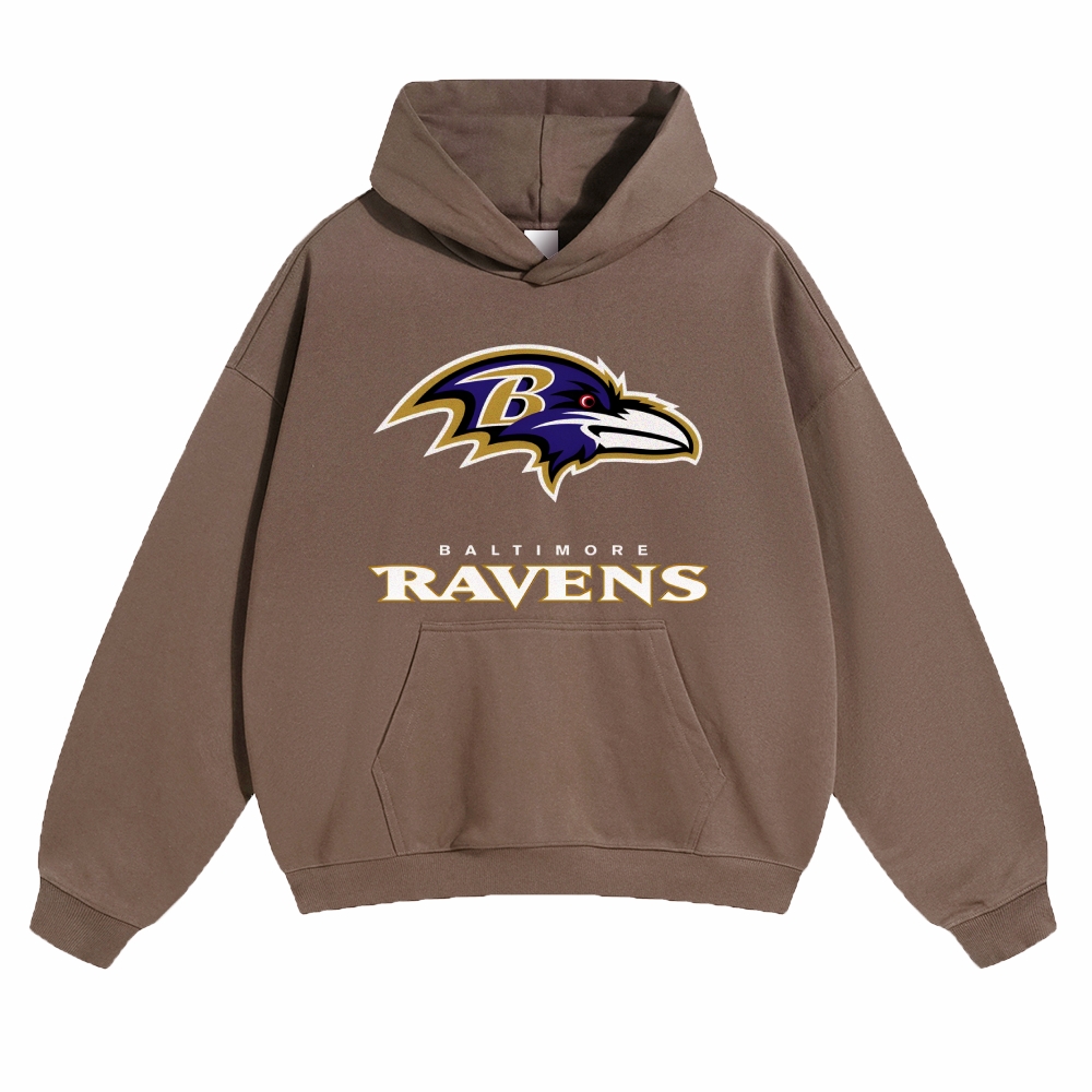 Casual Cotton Hoodie | Ravens LAMAR JACKSON