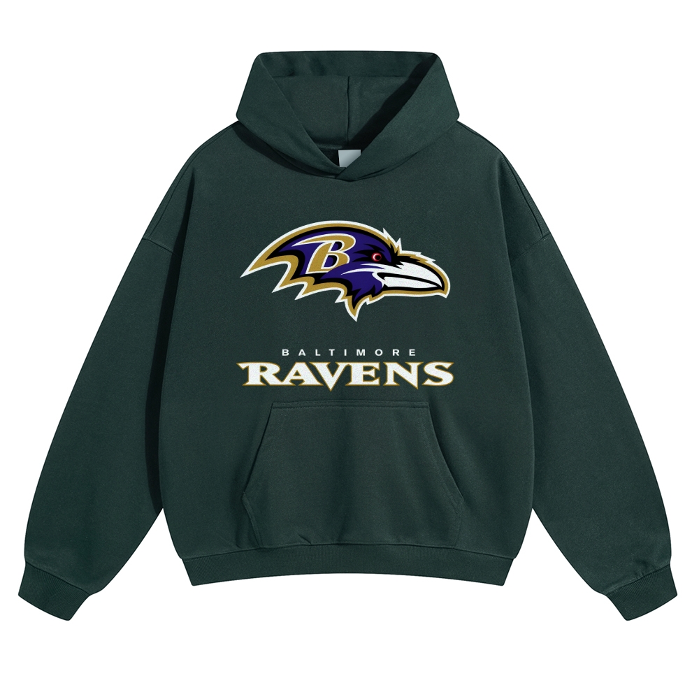 Casual Cotton Hoodie | Ravens LAMAR JACKSON