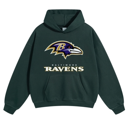 Casual Cotton Hoodie | Ravens LAMAR JACKSON