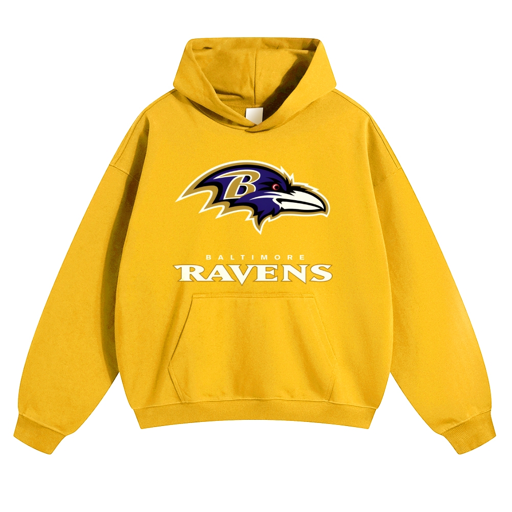 Casual Cotton Hoodie | Ravens LAMAR JACKSON
