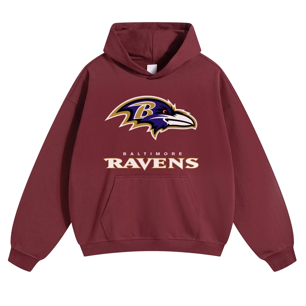 Casual Cotton Hoodie | Ravens LAMAR JACKSON
