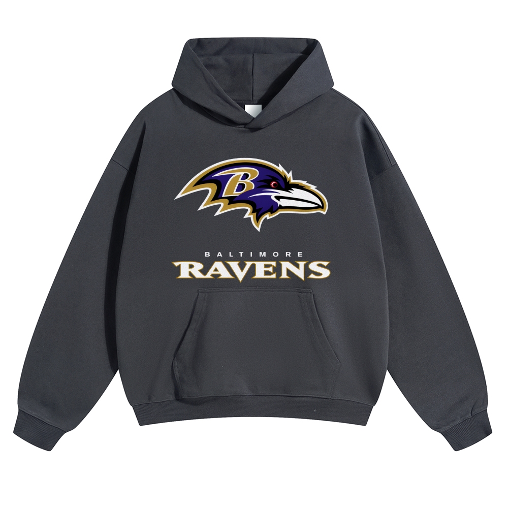 Casual Cotton Hoodie | Ravens LAMAR JACKSON