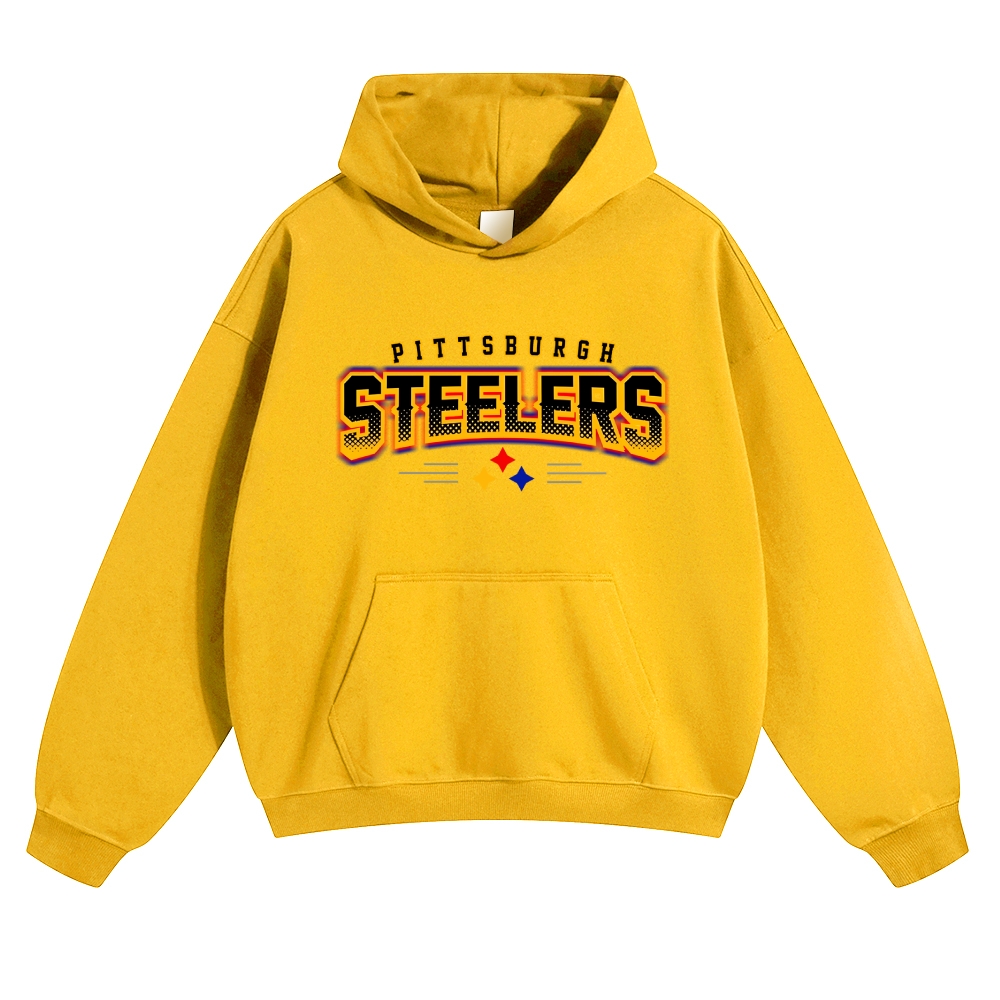 Casual Cotton Hoodie | Pittsburgh Steelers