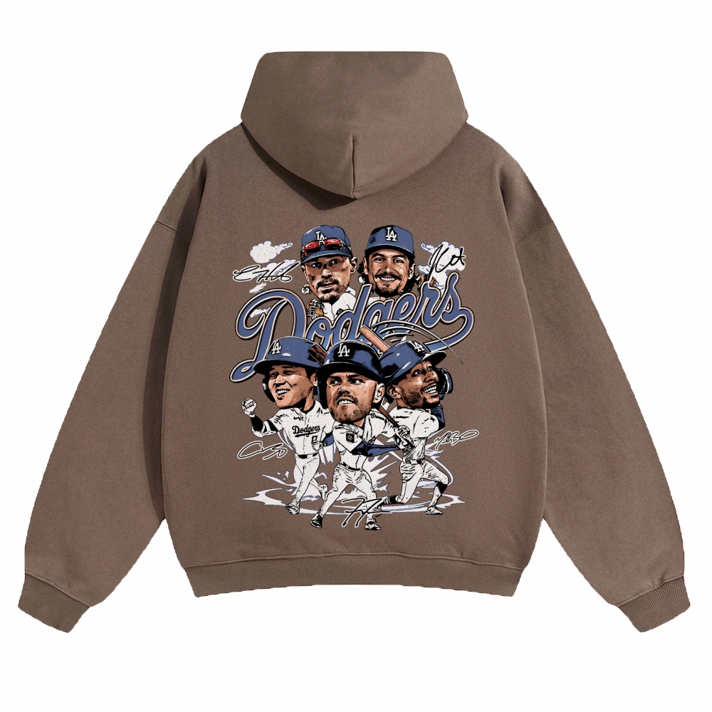 Casual Cotton Hoodie | DODGERS