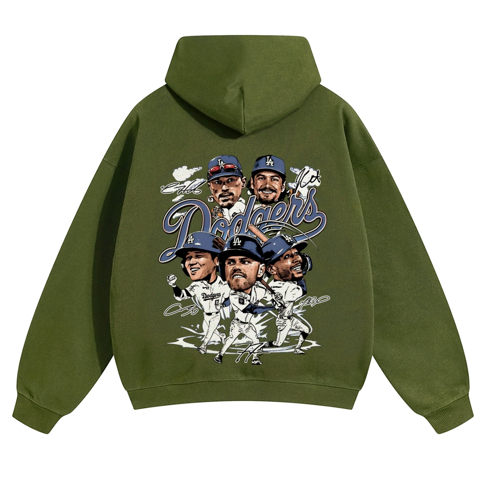 Casual Cotton Hoodie | DODGERS