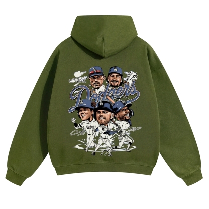 Casual Cotton Hoodie | DODGERS