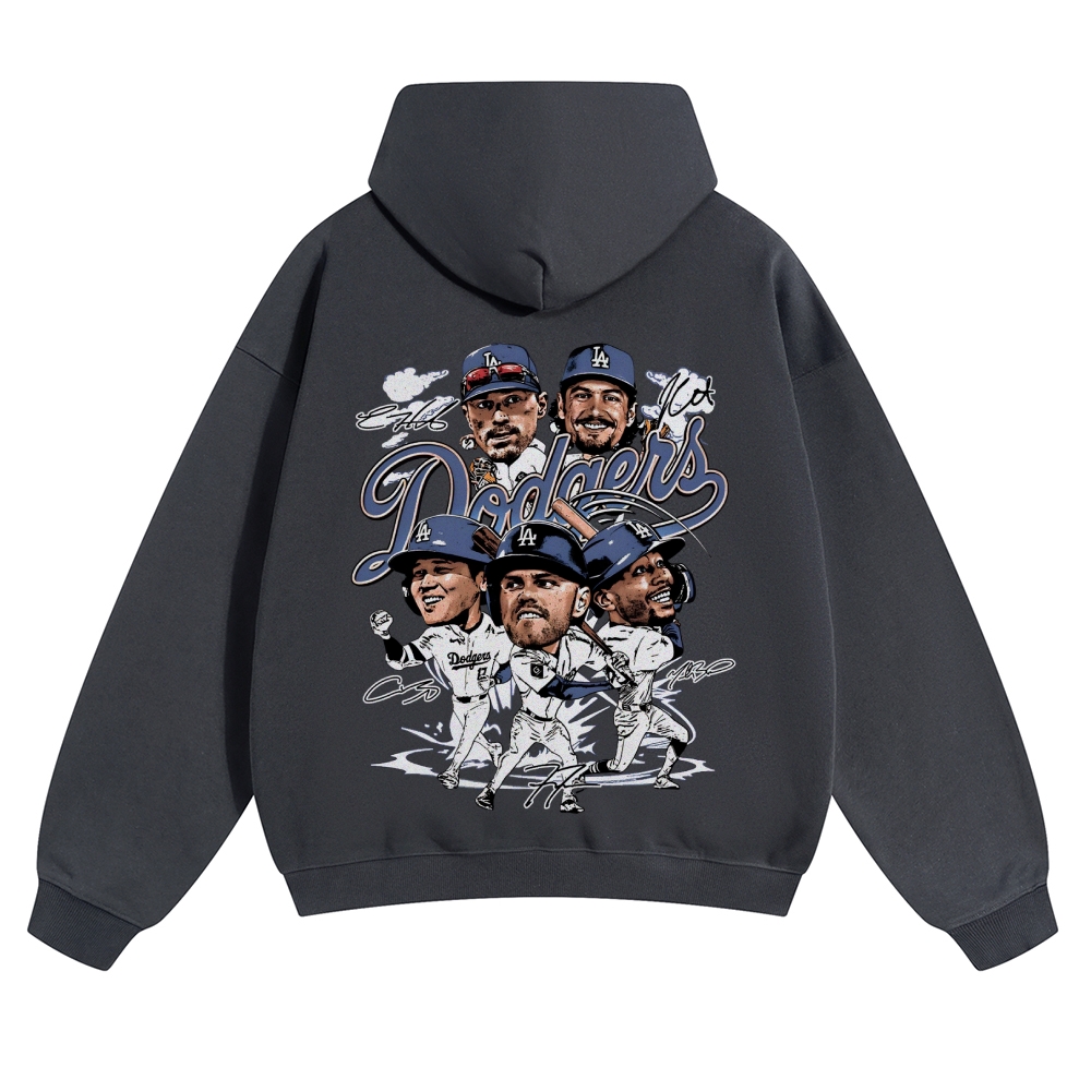 Casual Cotton Hoodie | DODGERS